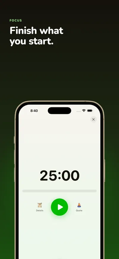 Pomodoro Quest screenshot 2