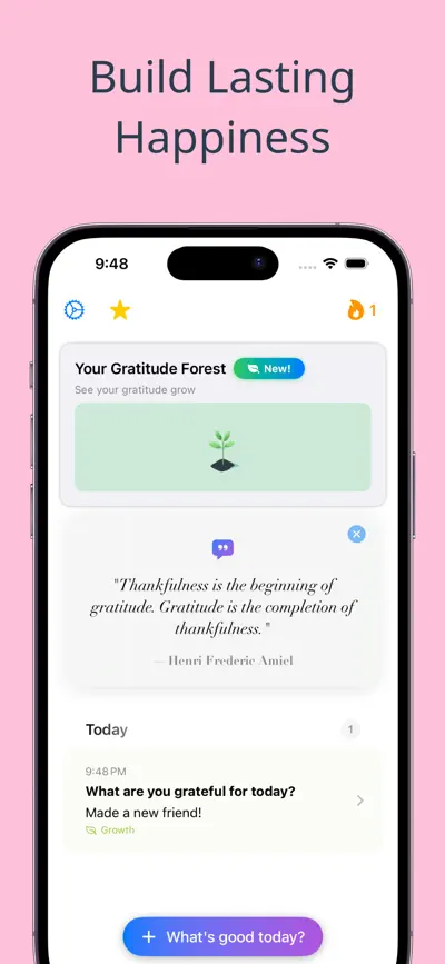 Gratitude Journal screenshot 1