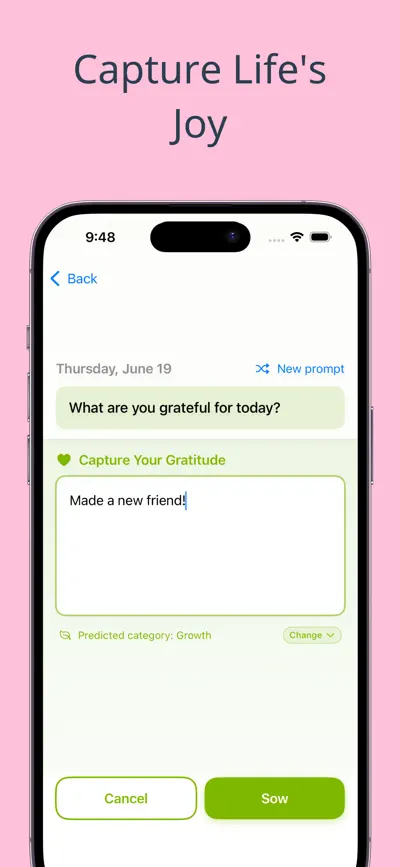 Gratitude Journal screenshot 2