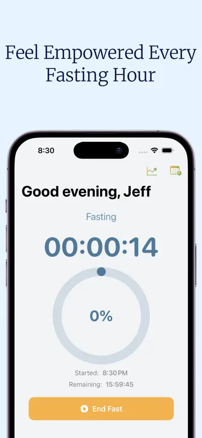 Fasting Timer screenshot 1